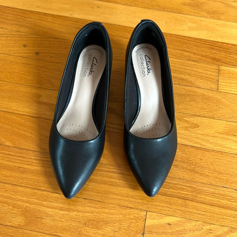 Clarks Black Pumps